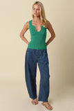 Coco Notch Tank- Green
