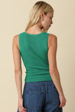 Coco Notch Tank- Green