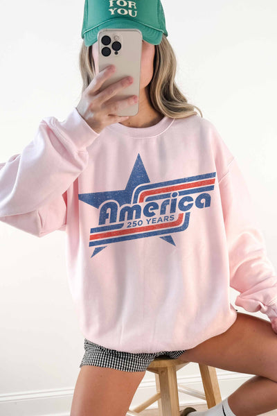 America 250 Years- Pink