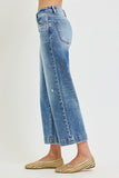 Risen Mid Rise Crop Wide Jean
