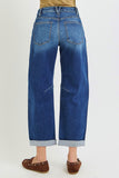 Risen Slouchy Crop Barrel Jean