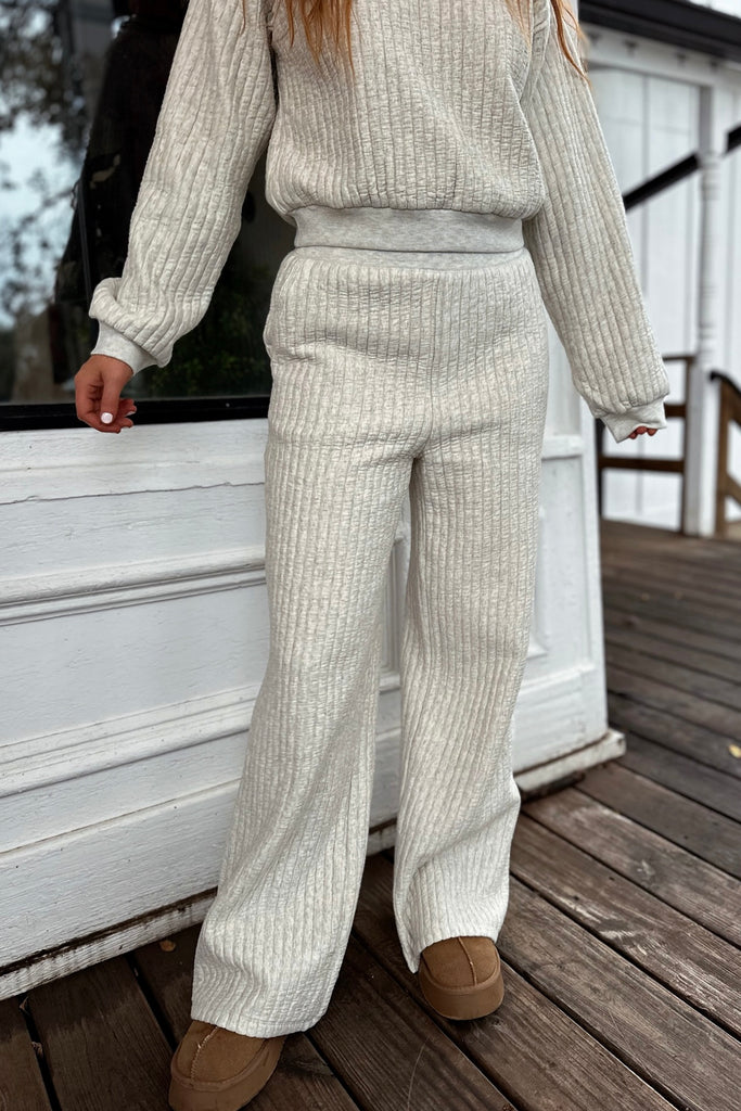 The Oatmeal Knit Pant