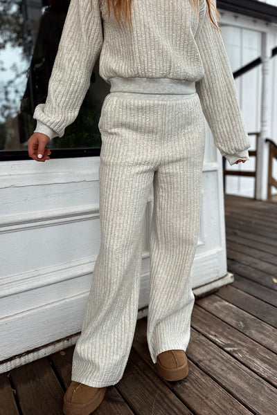 The Oatmeal Knit Pant
