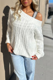 Billie Cable Knit Sweater Ivory- FINAL SALE