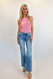 Luna Mid Rise Flare Jeans