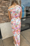 Charleston Twist Sleeve Dress Multi