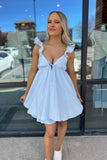 Nantucket Mini Dress Ice Blue