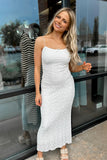Petals Lace Dress White
