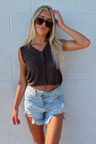 Maple Knit Button Vest
