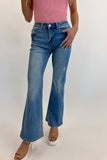 Luna Mid Rise Flare Jeans