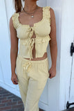 Sunny Days Tiered Top - Yellow