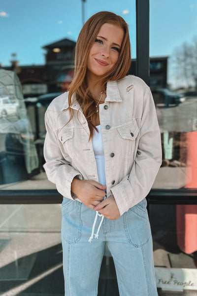 Wilson Denim Jacket Bone