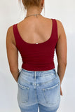 Charlotte Tank Top Scarlet
