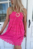 Pink Dream Halter Mini Dress- FINAL SALE