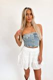 Revival Denim Tube Top - FINAL SALE