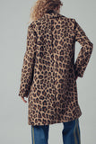 Leopard Print Oversized Statement Coat