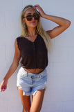 Maple Knit Button Vest