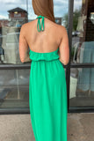 Spring Green Halter Jumpsuit