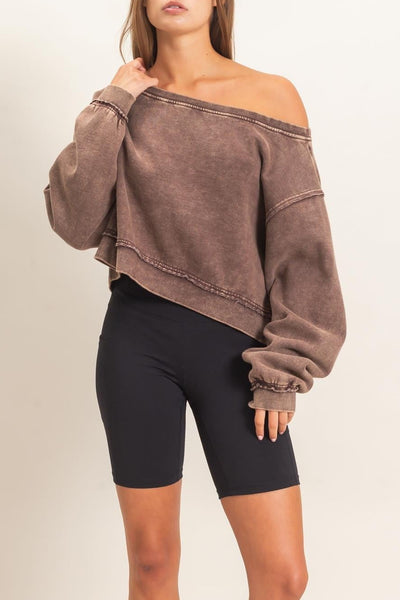 The Chill Sweatshirt- Brown