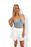 Revival Denim Tube Top - FINAL SALE