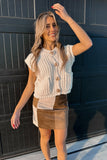 Selena Chunky Knit Vest Vanilla