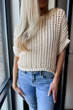 Crochet Top Cream