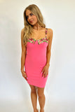 Pink Petals Mini Dress