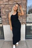 Cocoa Beach Knit Top Black