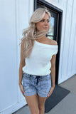 Loren Off Shoulder Sweater - Ivory
