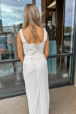 Poppy Knit Maxi Dress Cream