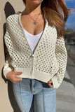 Cloud Nine Crochet Zip Up Natural