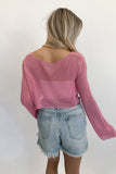 Malibu Mesh Sweater Pink