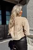 Cider Button Down Jacket Taupe