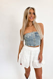 Revival Denim Tube Top - FINAL SALE