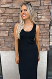 Cocoa Beach Knit Top Black