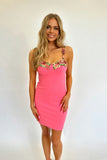Pink Petals Mini Dress- FINAL SALE