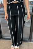 Elyssa Linen Pants Black