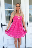 Pink Dream Halter Mini Dress- FINAL SALE