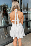 Becca Halter Lace Dress Ivory