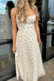 Love Floral Maxi Dress Yellow