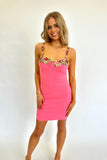 Pink Petals Mini Dress- FINAL SALE