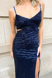 Sequin Cutout Dress Night Sky- FINAL SALE