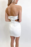 Macy Cut Out Mini Dress White