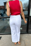 Andie Wide Leg Denim Jeans White