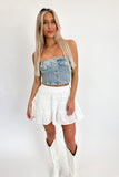 Revival Denim Tube Top - FINAL SALE