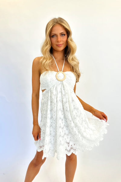 Ibiza Textured Mini Dress
