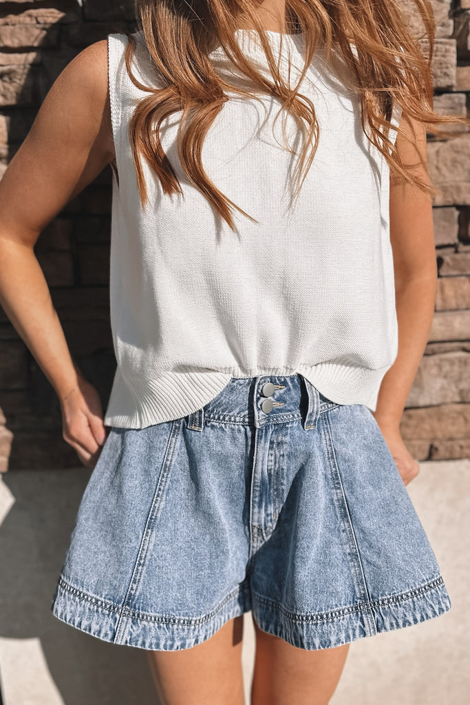 Elin Denim Skort