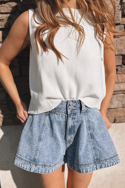 Elin Denim Skort