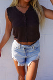 Maple Knit Button Vest