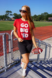 Go Big Red Tee Red